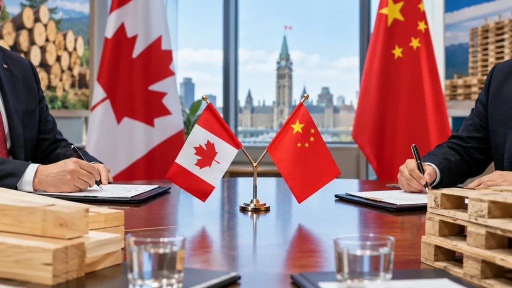 Canada Signs New Wood-Products MOU With China Advance pallet