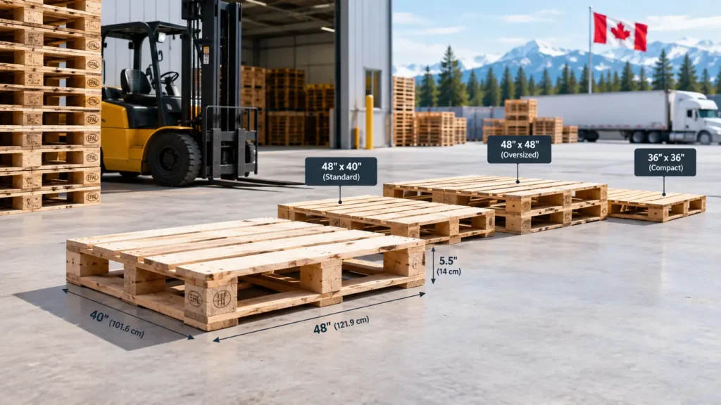 Standard Pallet Sizes in Canada Explained – Advance Pallet